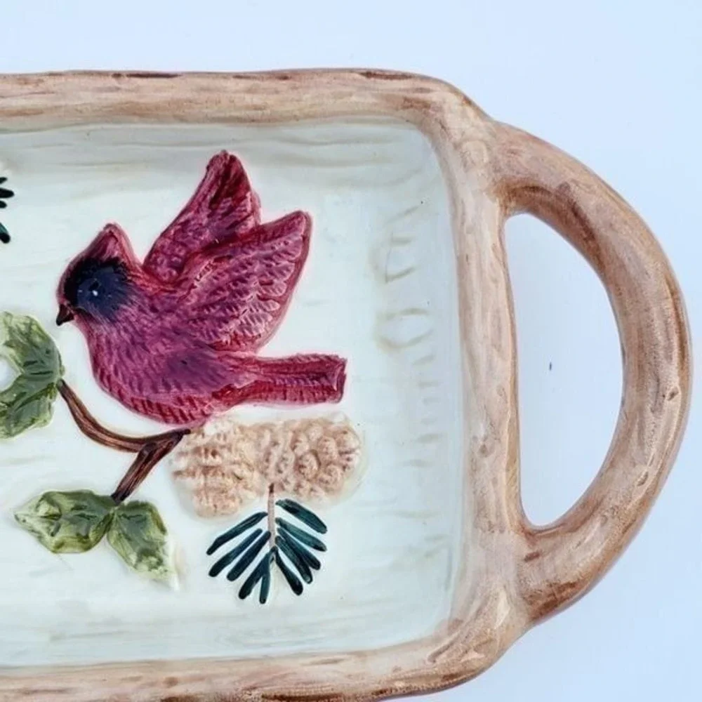 Sonoma Life Style Knollwood Bread Tray w/ Bird
